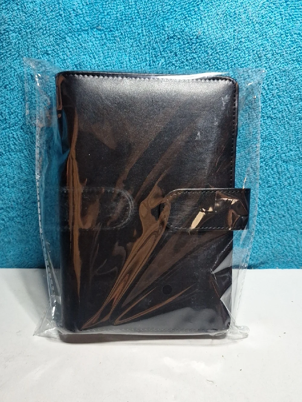 Black A6 Binder Budget Financial Planner Journal with 6 Pockets Inserts NEW